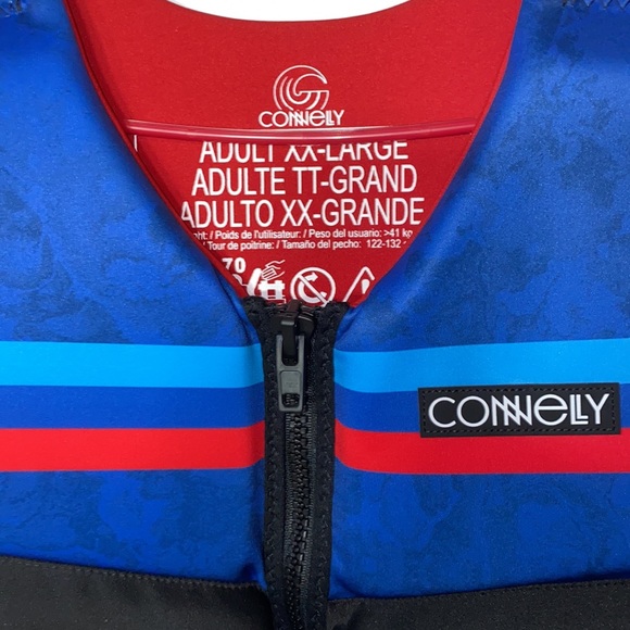 NWT!! CONNELLY PURE NEO LIFE JACKET VEST SIZE 2XL NWT 48"-52" CHEST Over 90 lbs - Picture 3 of 5